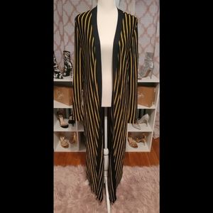 Bandage long cardigan